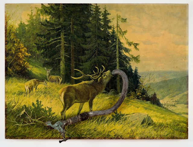 Der rohrende Hirsch (The pipe belling stag)