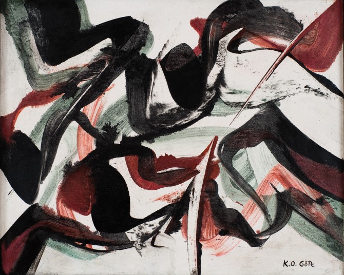 K.O.Goetz_Okt.1953_II_Mischtechnik auf Leinwand_55x70cm