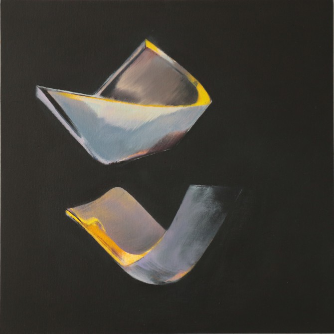 Iravanizad, Trench No.8, Oil on canvas, 50x50cm, 2020