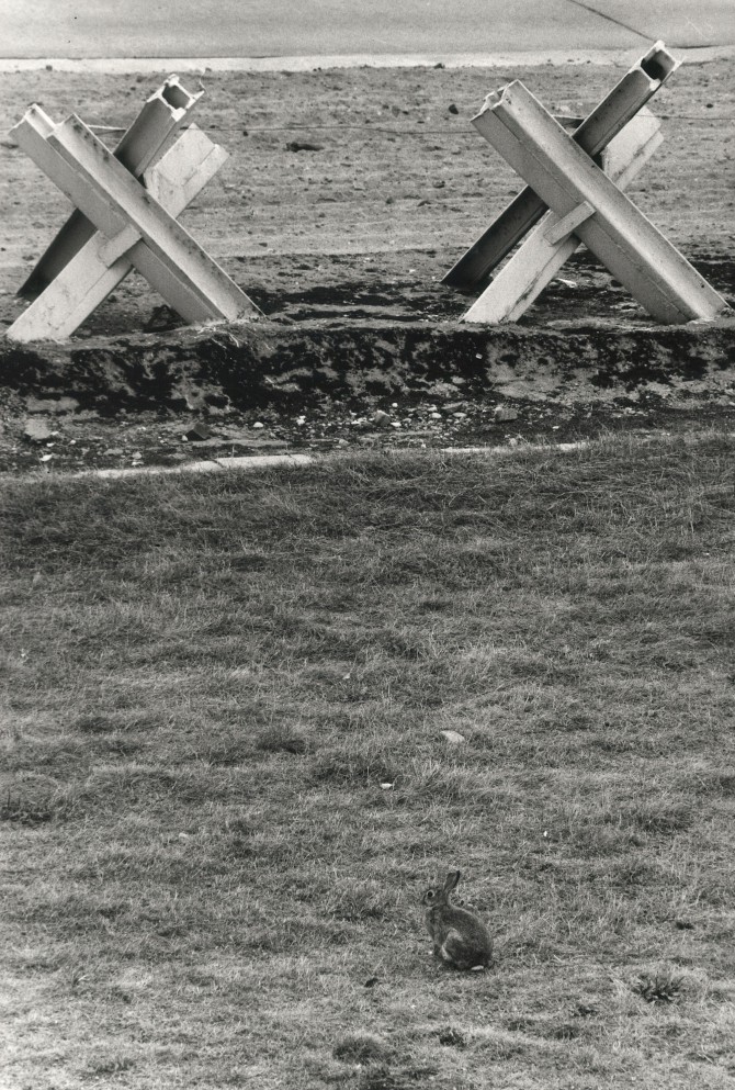 Berliner Mauer, wedding, Todesstreifen an der Liesenstraße, 1976