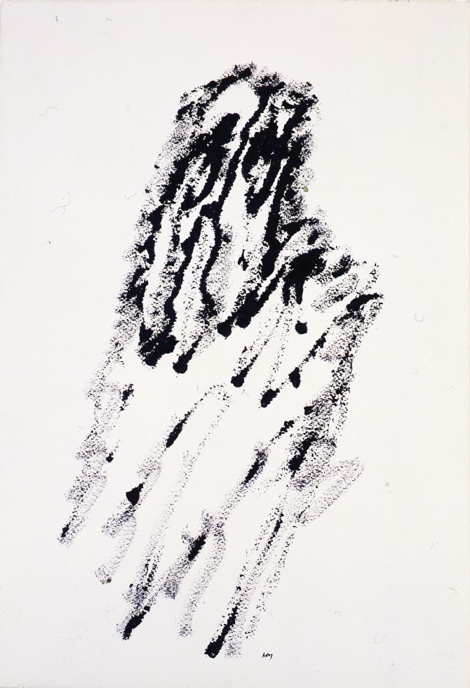 Michaux_oT_ca 1974_AcrylBuetten_56 x 37,5 cm
