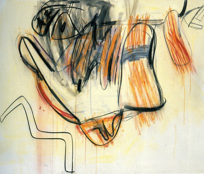 Messensee_Nancy, 1980, AcrylLeinwand, 160x190cm